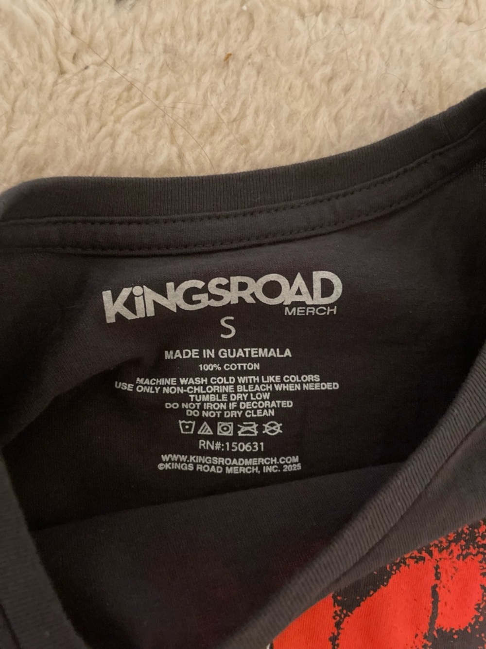 Rancid Black Crew Neck T-Shirt - Picture 4 of 4